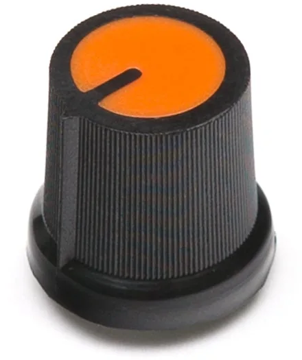 Knob (1Pcs) 1/4 INCH Potentiometer Knob (ORANGE)