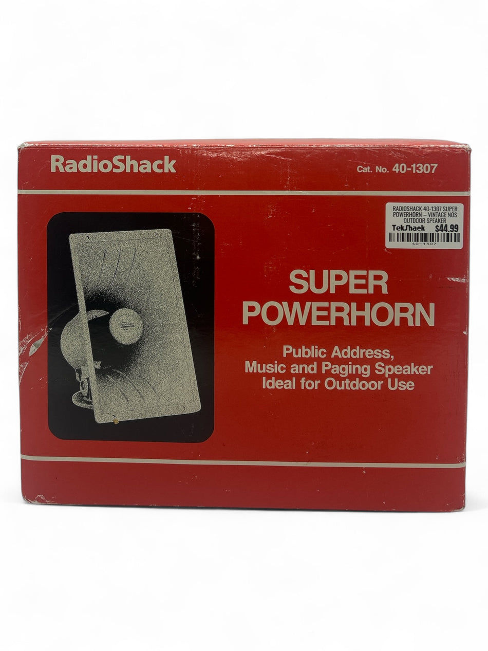 RadioShack 40-1307 Super Powerhorn – Vintage NOS Outdoor Speaker