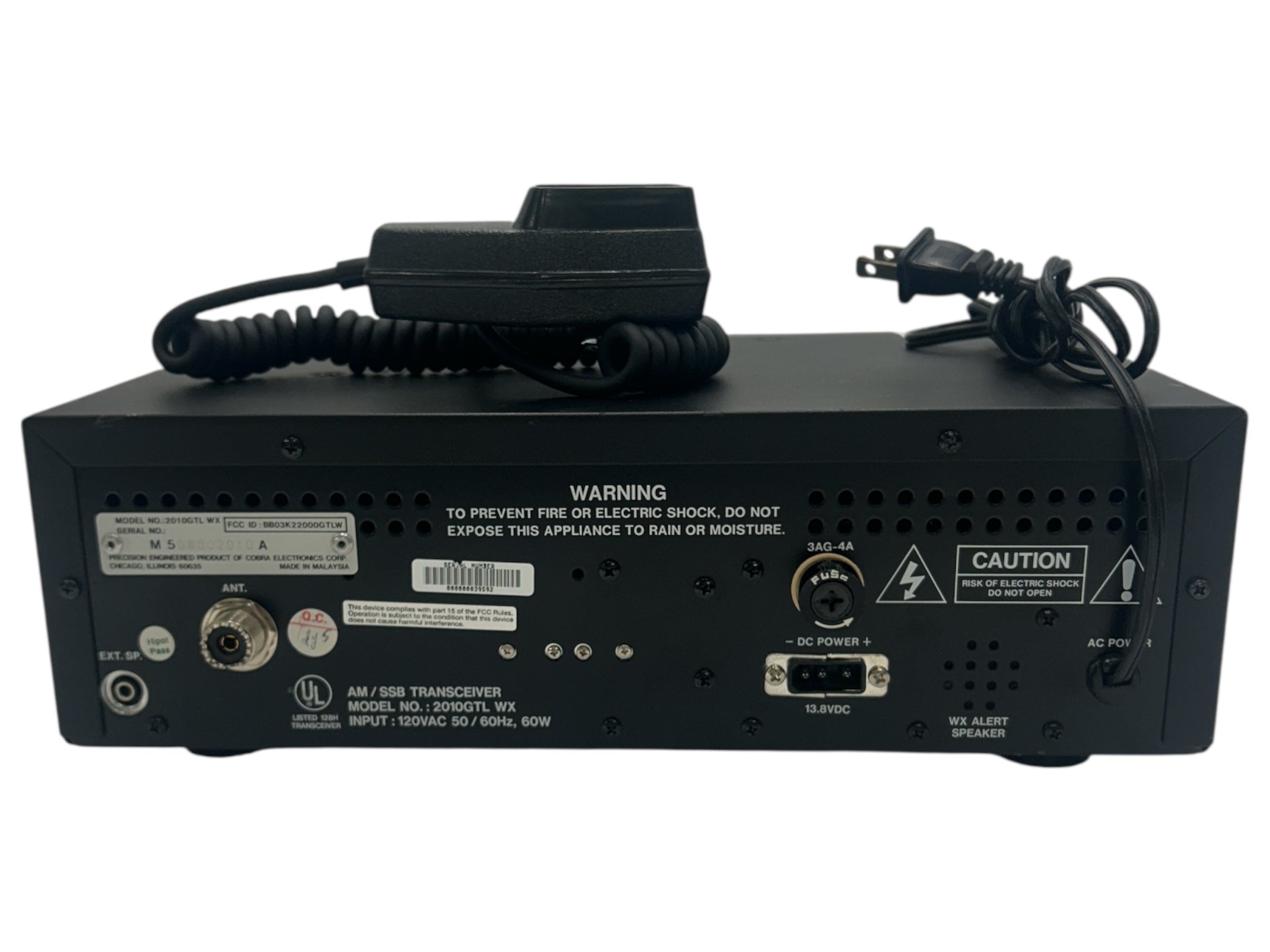 Pre-Owned Cobra 2010 GTL WX – AM/USB/LSB – TekShack Tested