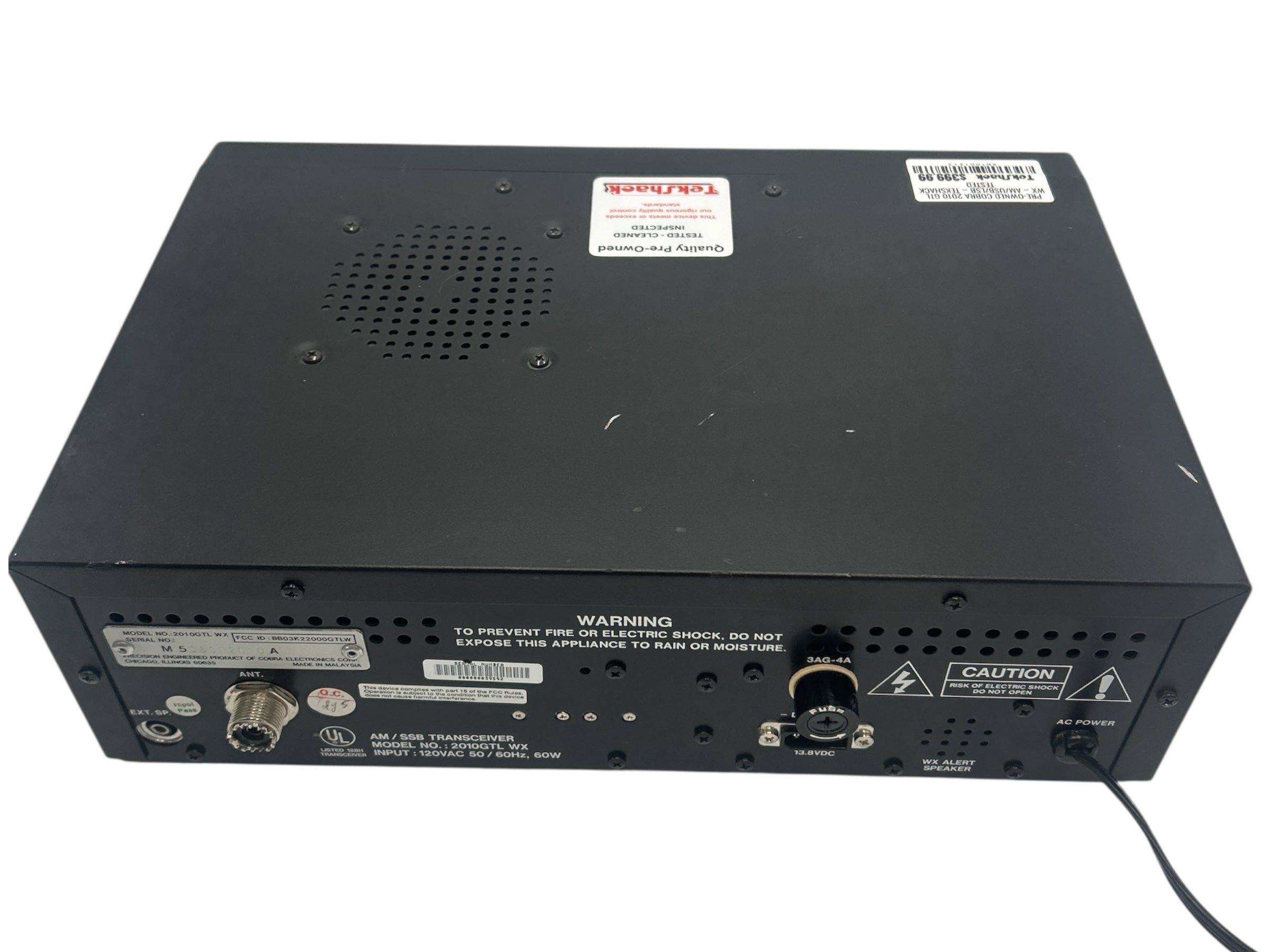 Pre-Owned Cobra 2010 GTL WX – AM/USB/LSB – TekShack Tested