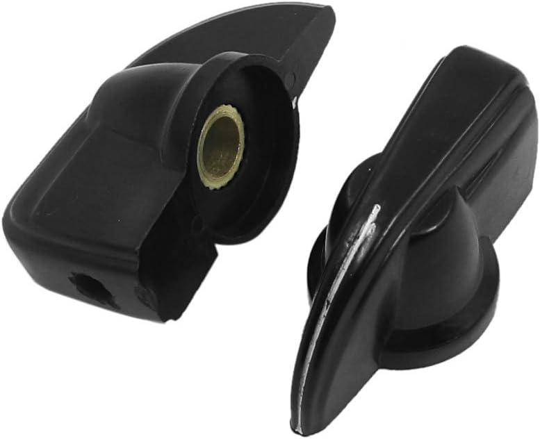 Potentiometer Knob: Black Chickenhead with Set Screw