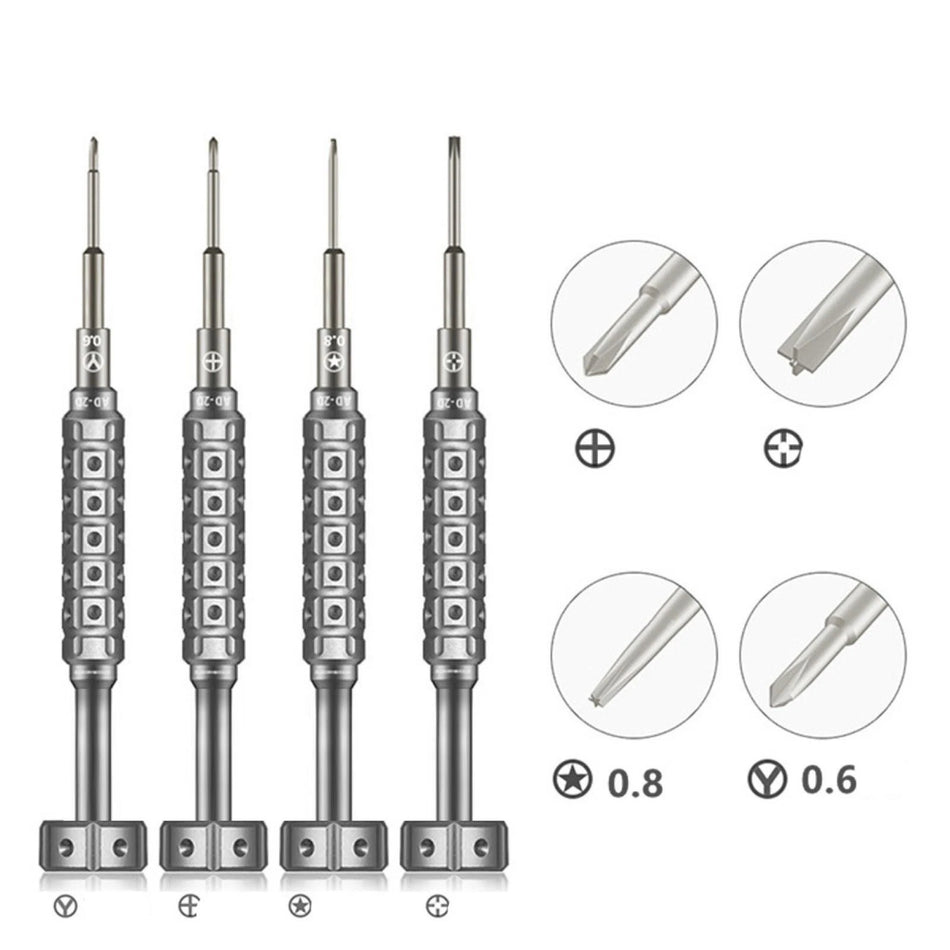 Precision Screwdriver 0.6mm Set – Anti-Slip Handle for Electronics Repair