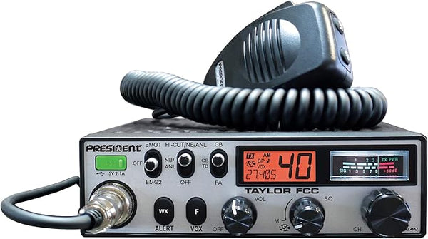 President Taylor FCC 12/24V CB Radio