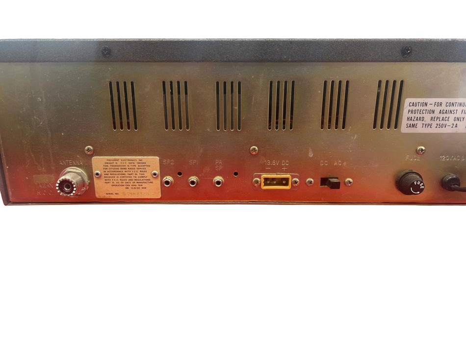 President Dwight D Base Radio with External Speaker (Pre-Owned)