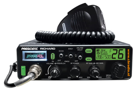 President Richard II 10 Meter Radio AM/FM OEM Truck Size Chassis