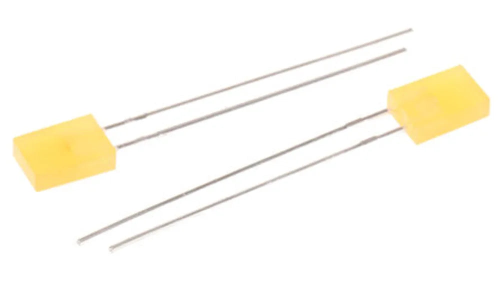 High brightness rectangular yellow LED