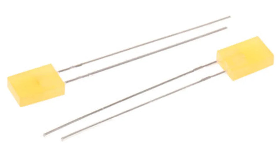 High brightness rectangular yellow LED