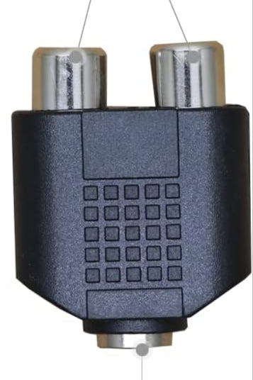 RCA Female to 3.5mm Female