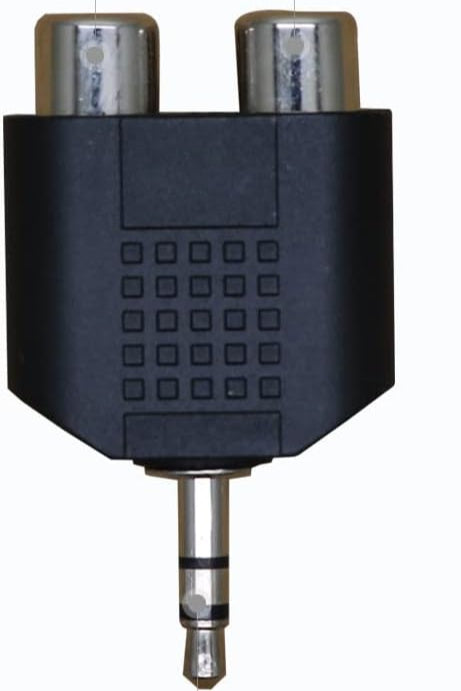 RCA Female to 3.5mm (1/8") stereo Male adapter