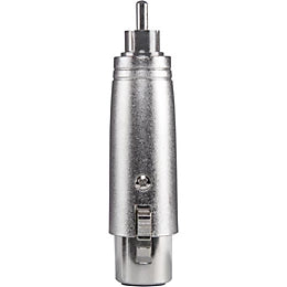RCA Male to XLR Female Adapter