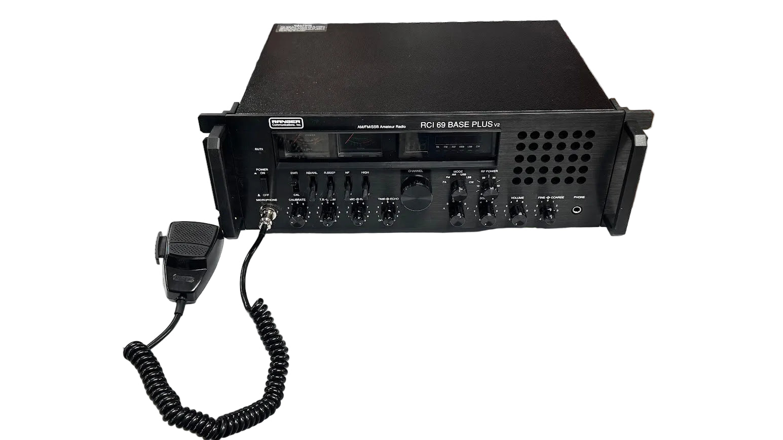 Ranger RCI 69 Base Plus V2 200‑Watt AM/FM/SSB Base Radio with DSP & LCD Display