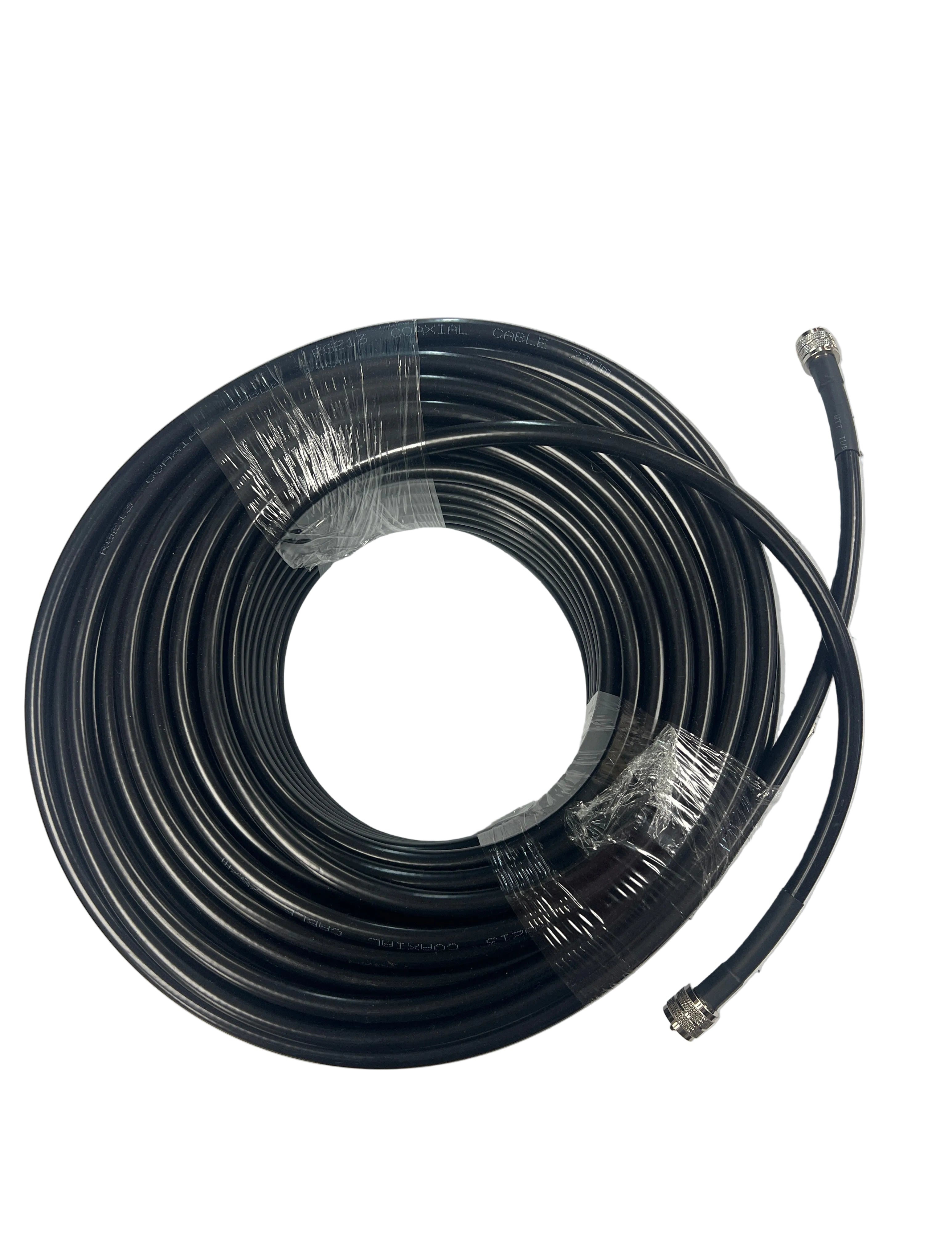 100FT Low Loss RG-213 UHF Cable for Ham Radio/VHF Radio/SWR Meter/Antenna Analyzer