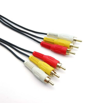RR-6 6 Ft Coax Video Dubbing Cable RCA Male to Male