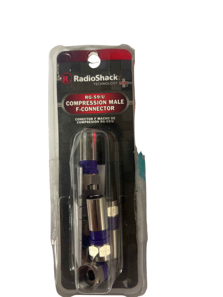 RadioShack RG-59/U Compression Male F-Connector