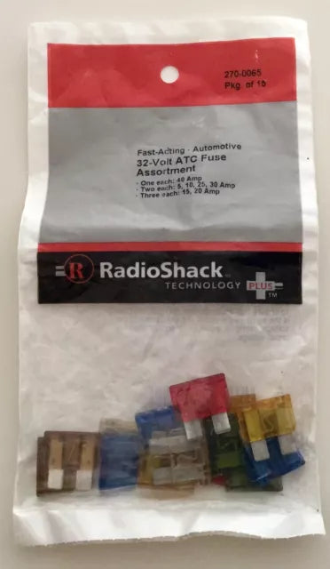 Radio Shack 32 Volt ATC Fuse Assortment