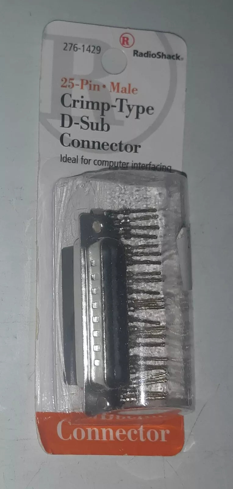 Radio Shack Crimp Type D-Sub Connector, 25 Pin, Male, 276-1429