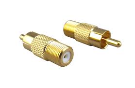 RadioShack 2780476 RCA Male to F-Connector Female Adapter (Pack of 2)