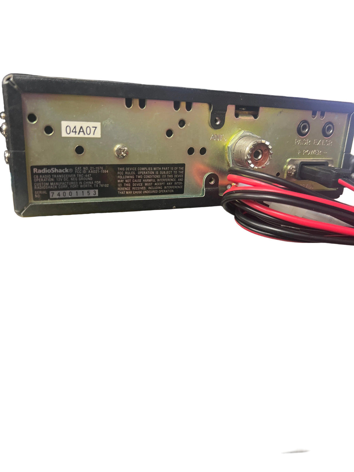 Radio Shack TRC-447 Mobile CB (Pre-Owned)