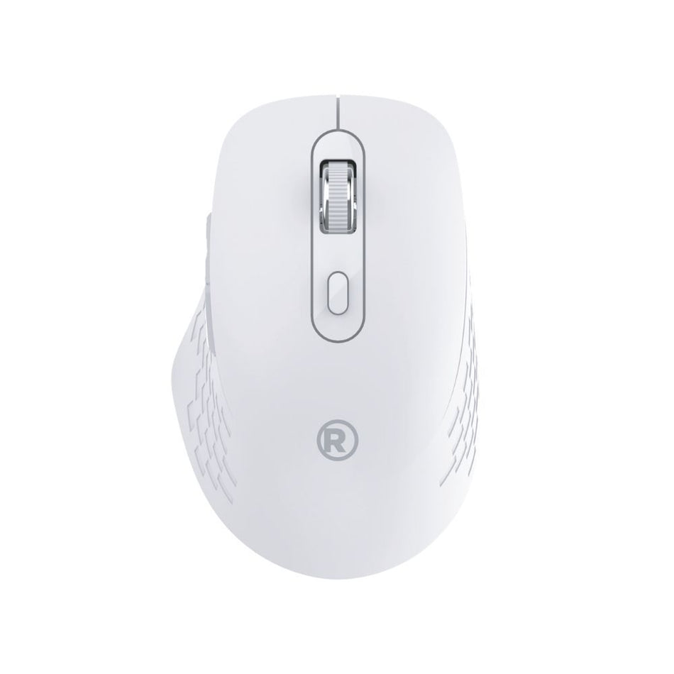 RadioShack Wireless Mouse with Nano USB Receiver 1600 DPI, 6 Buttons 2607137 White