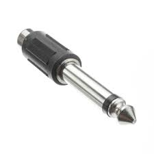 Radioshack 1/4" (6.3mm) stereo Male to RCA (phono) Female