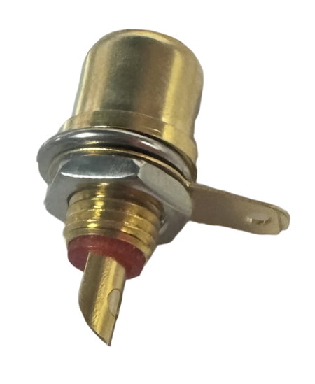 Red Audio AV Panel Mount RCA Phono Jack