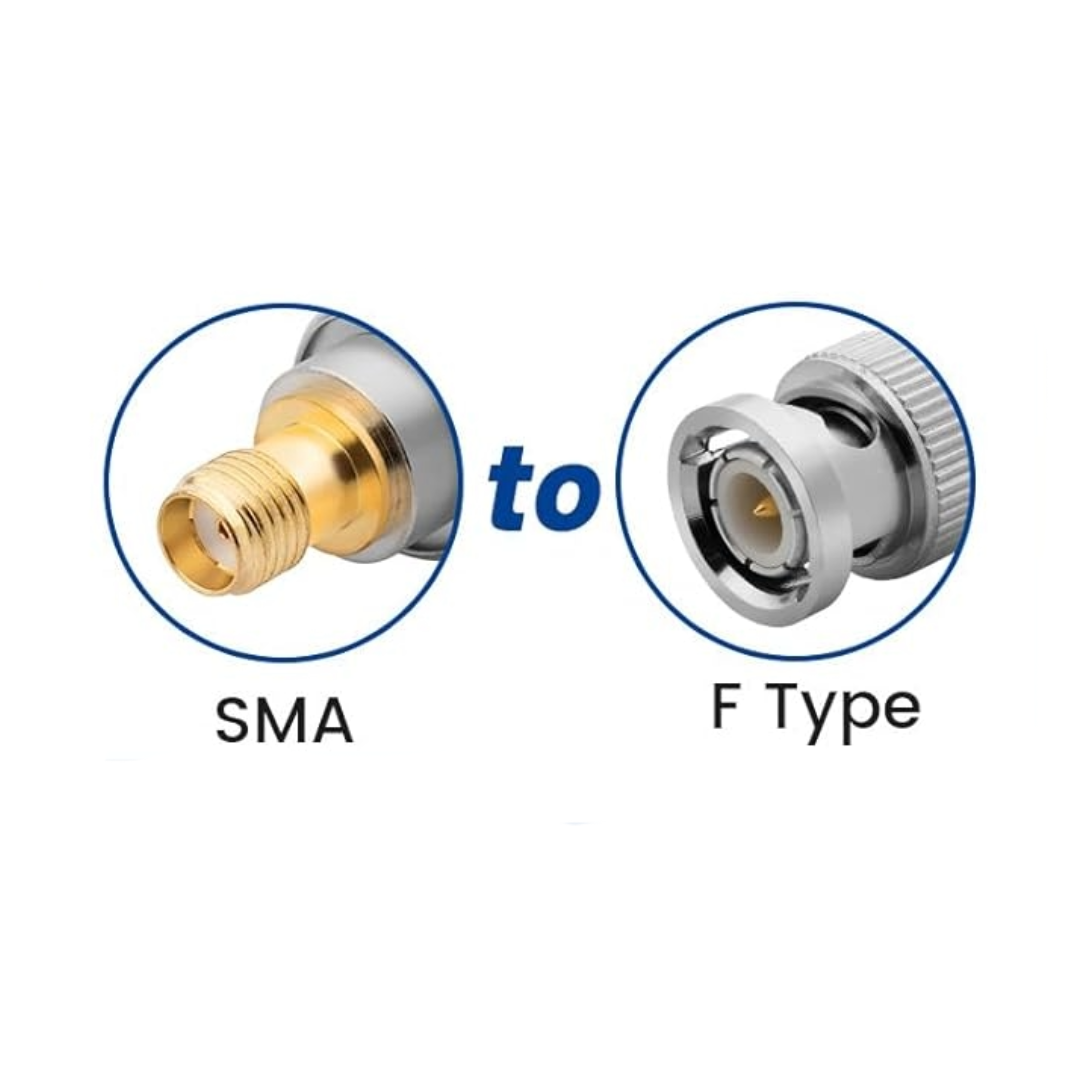 ALL SMA to BNC Adapter's 50 Ohm Gold Plated Brass
