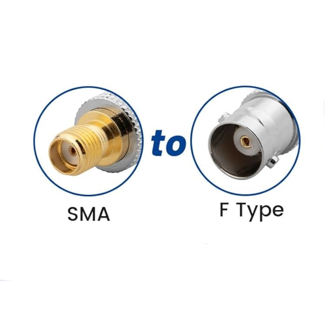 ALL SMA to BNC Adapter's 50 Ohm Gold Plated Brass