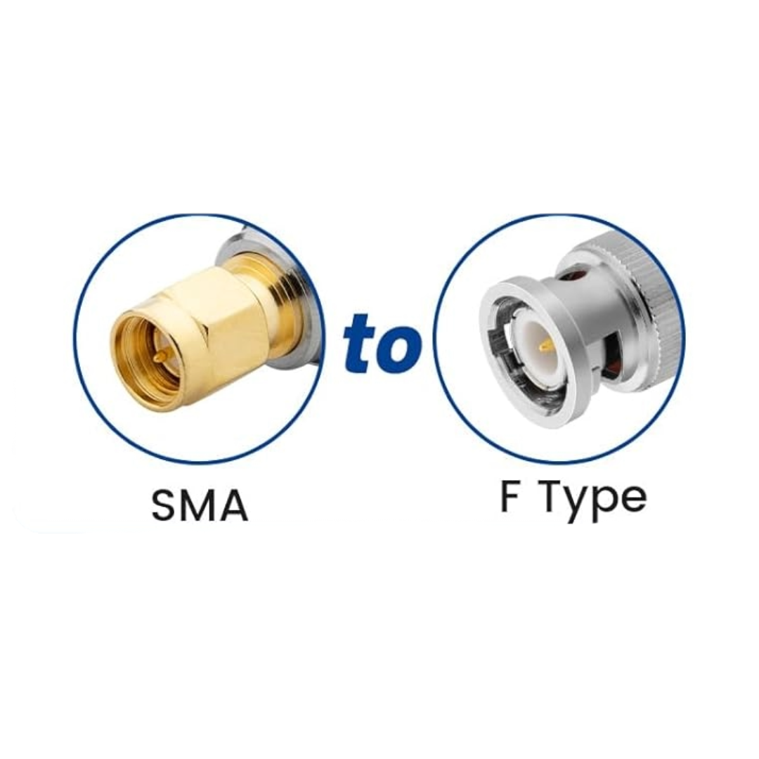 ALL SMA to BNC Adapter's 50 Ohm Gold Plated Brass