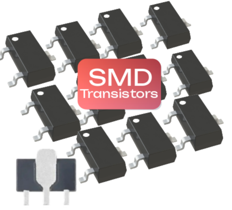 SMD Transistors 20pcs Each | S9012 2N3904 2N2222 2N5551 – TekShack