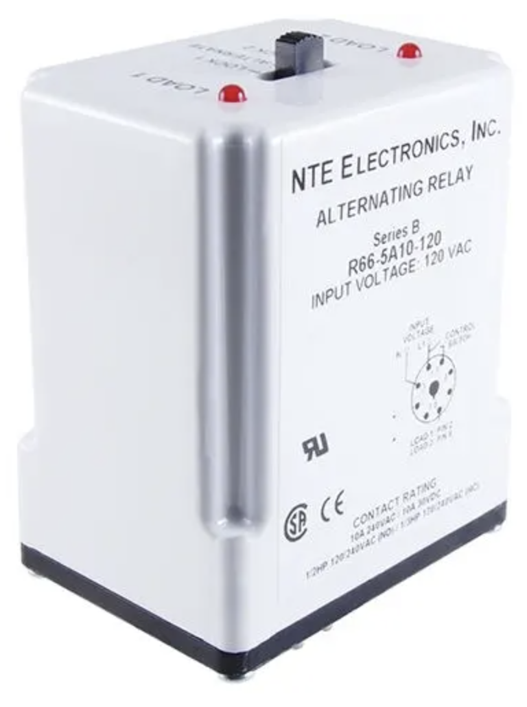 NTE RLY352 RELAY-ALTERNATING,24VAC