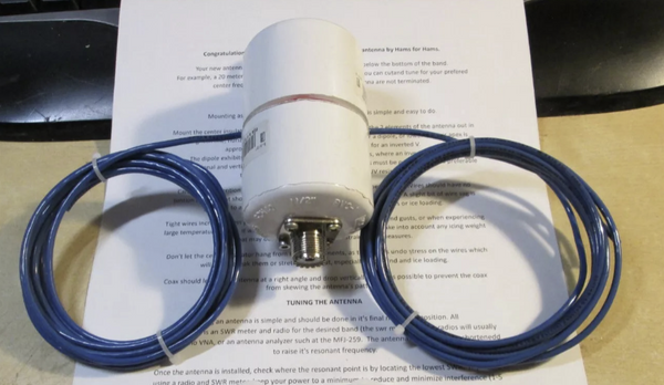 2 meter/144 mhz 1/2 Wave Dipole Antenna for Amateur/Ham Radio 2KW ICAS