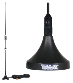 Tram® Mini-Magnet Scanner Antenna VHF/UHF/800–1300MHz w/ SMA-Male