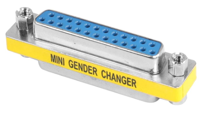 MEIRIYFA DB25 Female-to-Female Gender Changer RS232/VGA Adapter