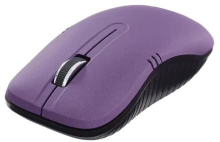 Verbatim® Commuter Series Cordless Optical Mouse – 2.4GHz Wireless, 3-Button, Matte Purple