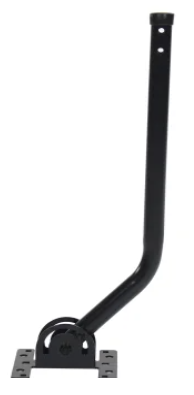 Antennas Direct ClearStream 20-Inch TV Antenna Mast – Pivoting Base, All-Weather Steel (Black)