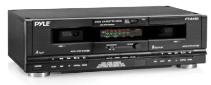 Pyle® Dual Cassette Deck PT-649D