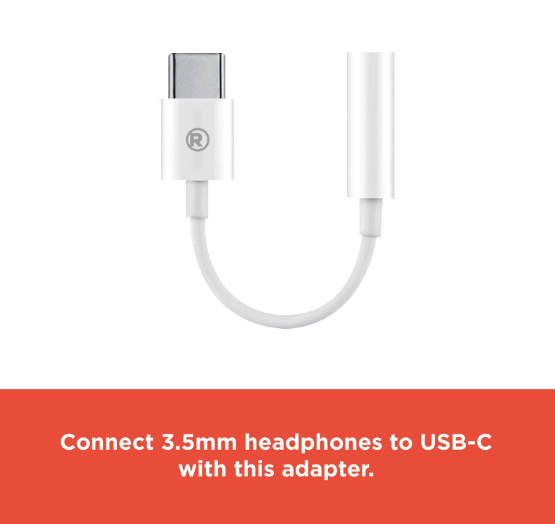 RadioShack Type-C to 3.5mm Adapter - 10.16cm 2605144