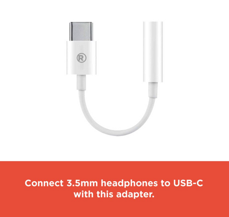 RadioShack Type-C to 3.5mm Adapter - 10.16cm 2605144