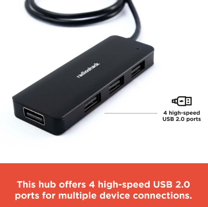 RadioShack 4 USB 2 0 Port 2605155