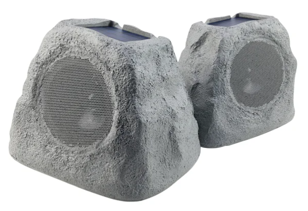 Solar Bluetooth Rock Speakers – 2 Pack