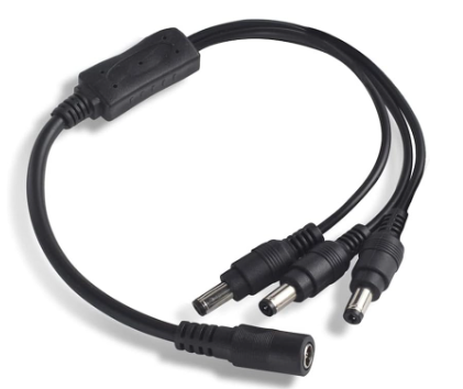 1-to-3 DC Power Splitter Cable – 5.5mm x 2.1mm