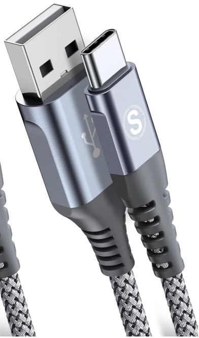 USB Type-C Charger Cable 10ft 3.1A Fast Charging & Sync