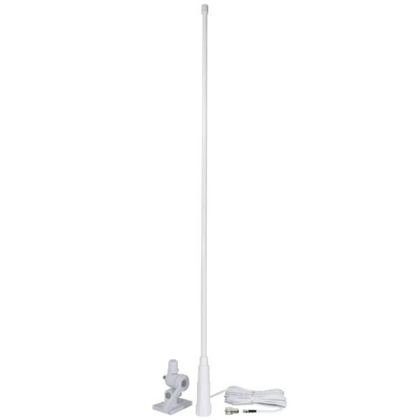 Tram 1607-HC 46" VHF Marine Antenna with 20 ft. Cable & PL-259 Adapter