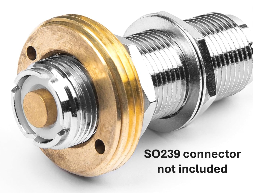 SO239 to NMO Mount Adapter – Ring and Button Set for Antenna Conversion