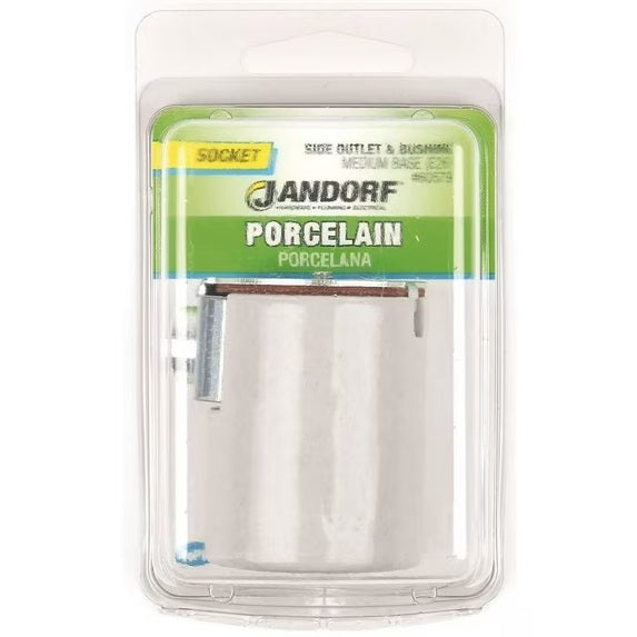 JANDORF Socket Porcelain W/Side Outlet & Bushing #60579