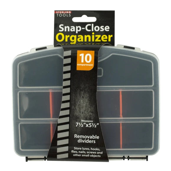 Snap-Close Tool Organizer Case