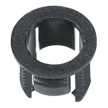 5mm LED Panel Mount Holder – Black (5-Pack)