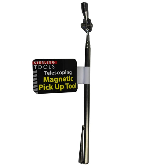 Telescoping Mini Magnetic Pick-Up Tool w/Pen Clip