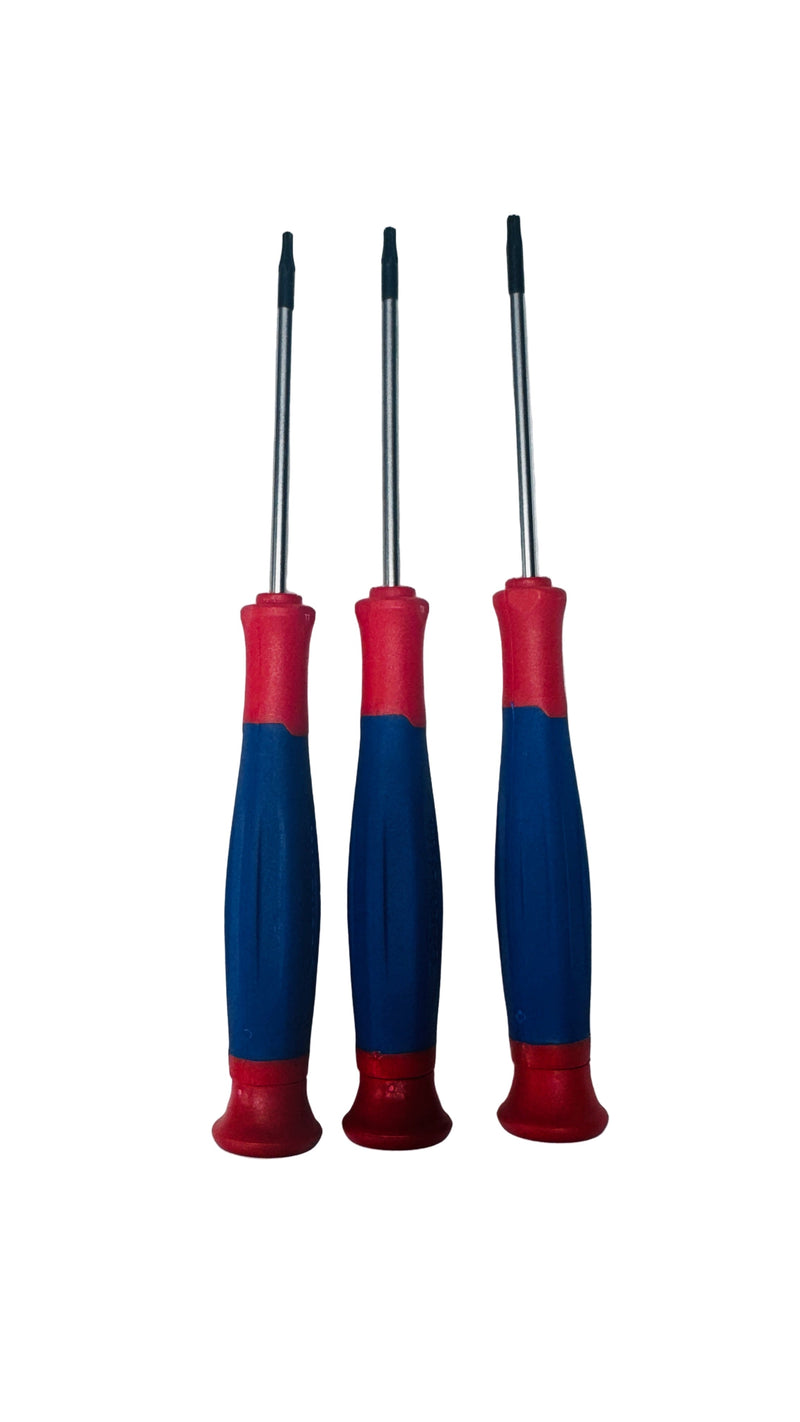 WorkPro Precision Screwdriver Set – T7, T8, T9 Torx (3-Piece)