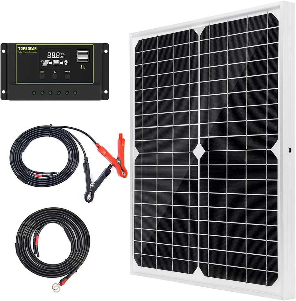 Topsolar solar panel kit 20W